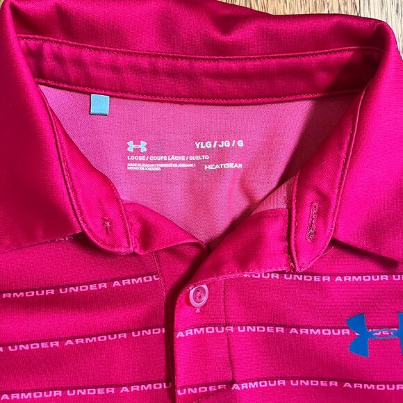 Boys (Under Armour) Golf Shirts - Youth L (Four Shirts) - Picture 3 of 11